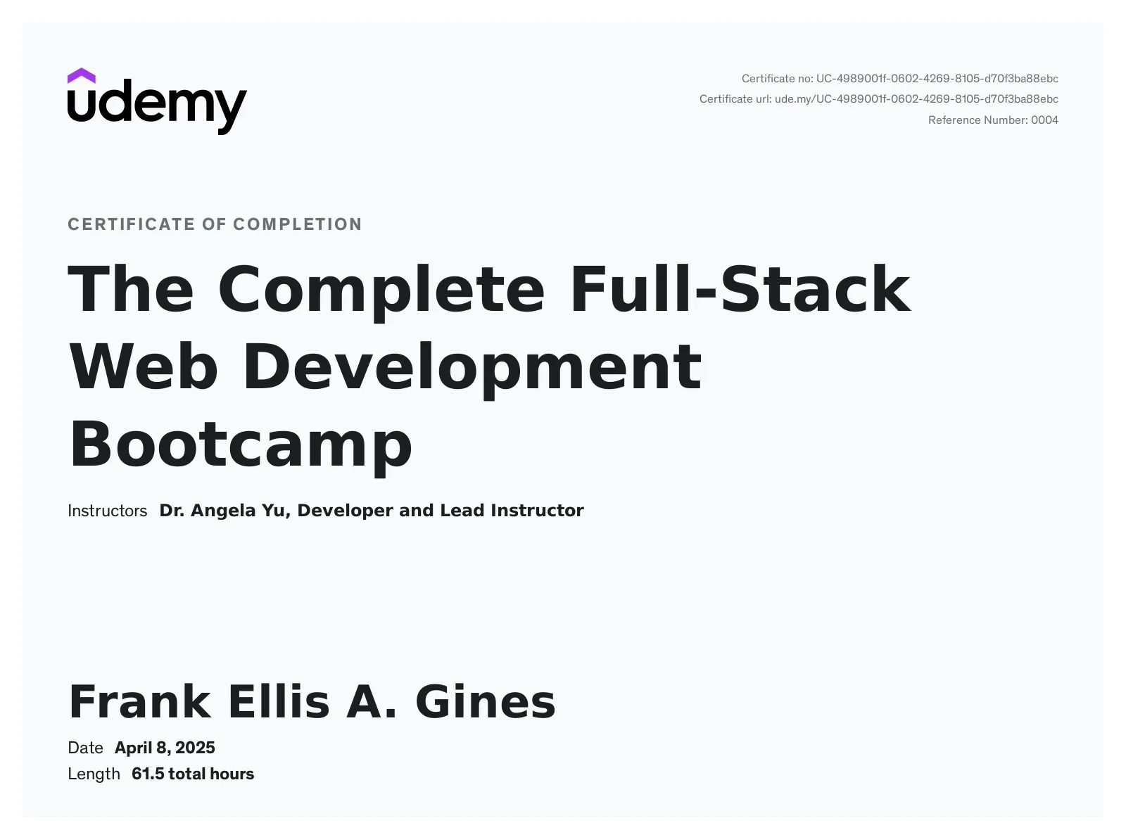 Complete Full Stack Web Development