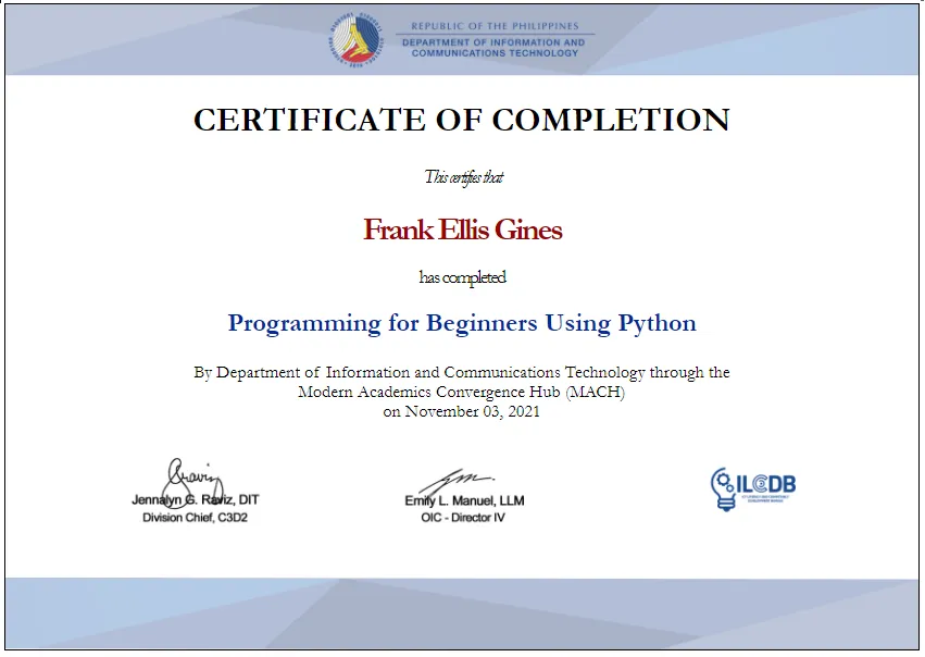 Python Beginner Course